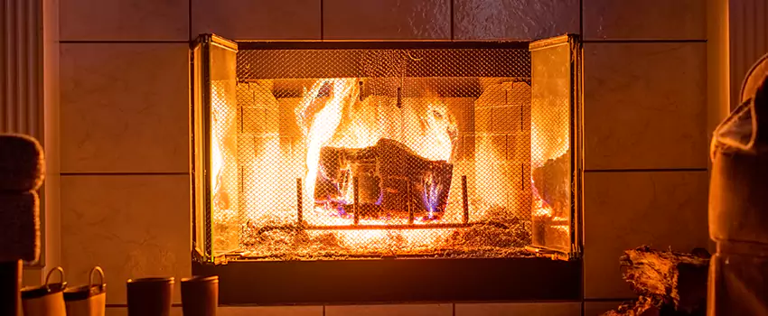 Mendota Hearth Landscape Fireplace Installation in Hanover, Pennsylvania
