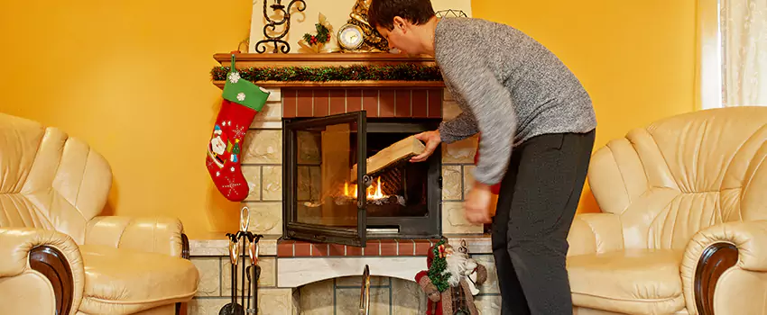 Rusted Metal Fireplace Restoration in Hanover, Pennsylvania